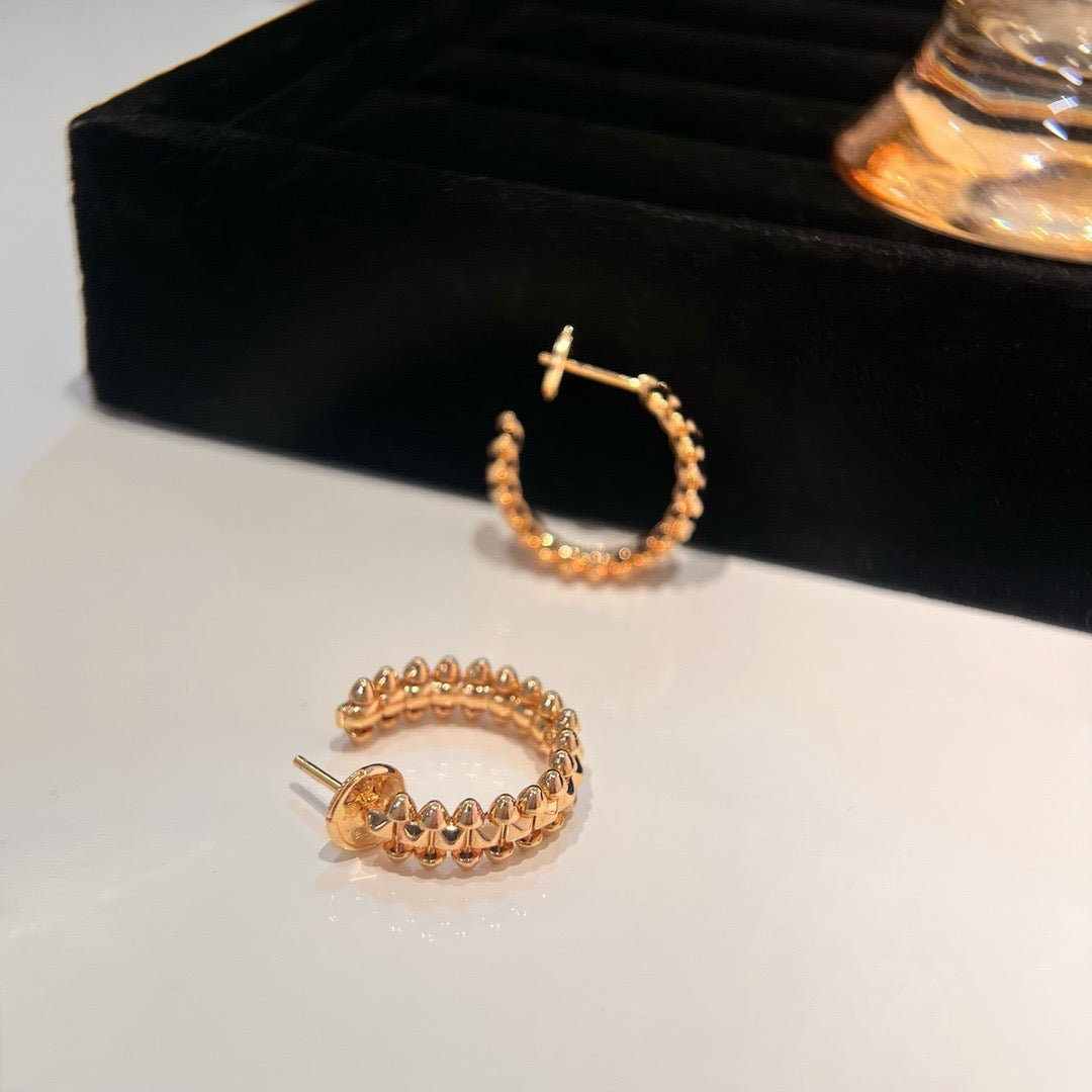 [Royal]CLASH SMALL HOOP EARRINGS