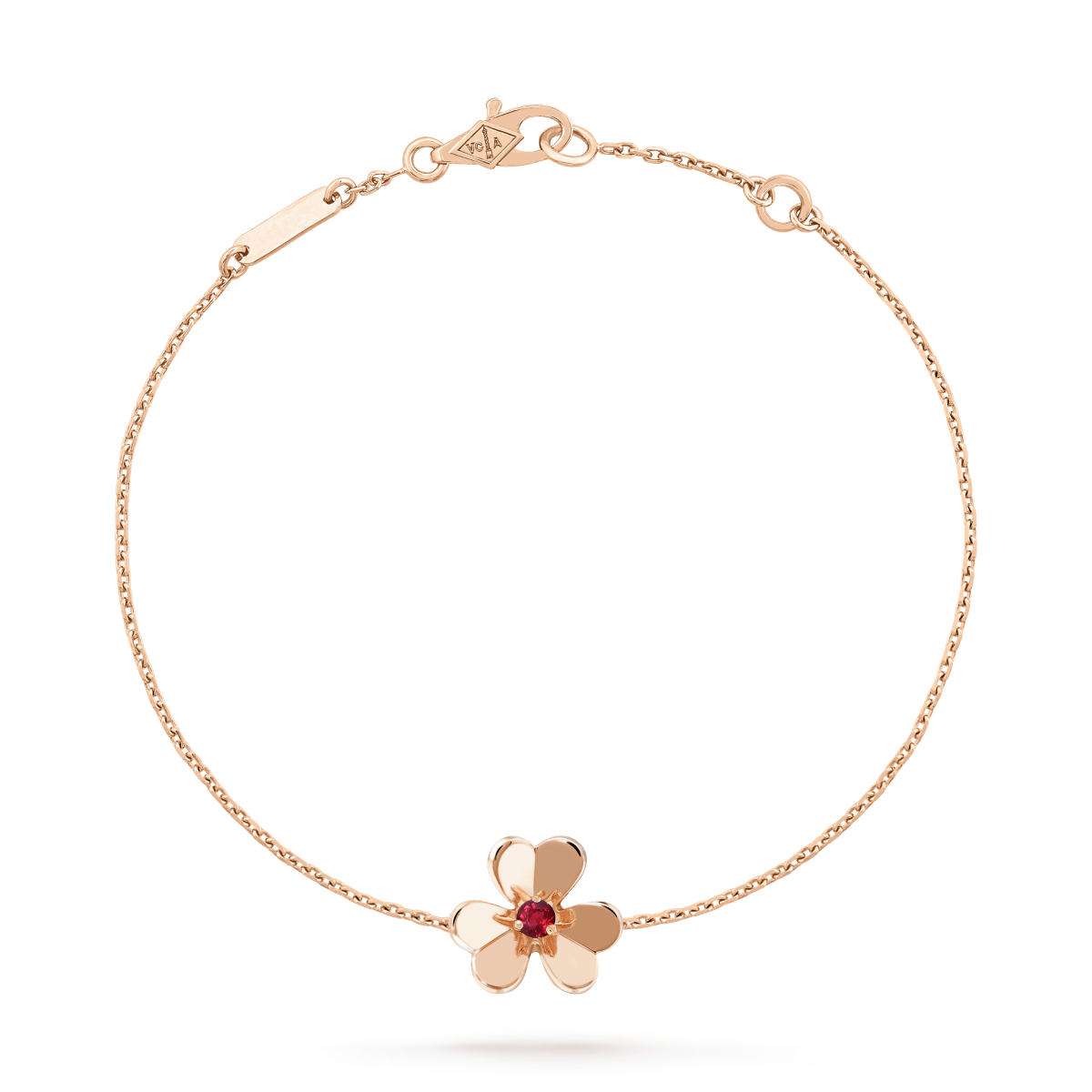 [Royal]FRIVOLE GOLD FLOWER PINK MALACHITE BRACELET