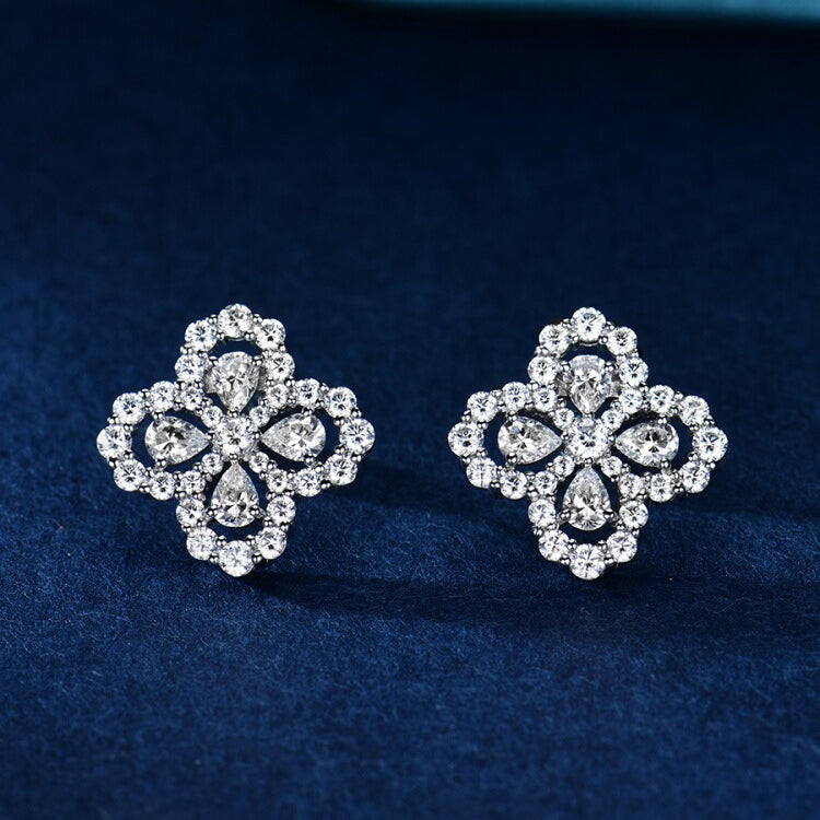 [Royal]LOOP EARRINGS FULL MOTIF DIAMOND 16MM