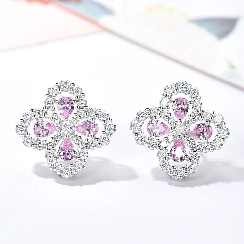 [Royal]LOOP EARRINGS FULL MOTIF DIAMOND 16MM