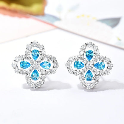 [Royal]LOOP EARRINGS FULL MOTIF DIAMOND 16MM