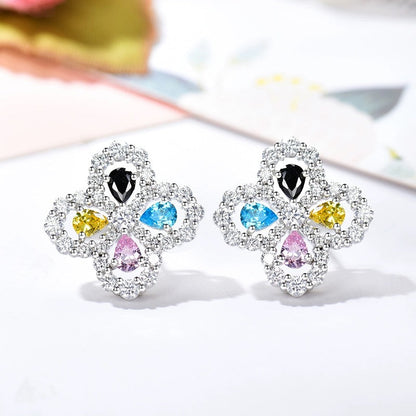 [Royal]LOOP EARRINGS FULL MOTIF DIAMOND 16MM