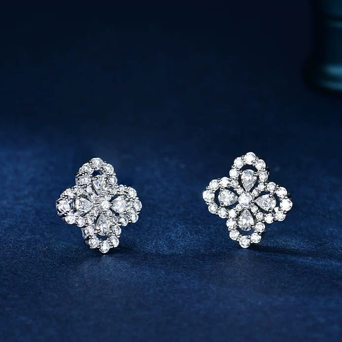 [Royal]LOOP EARRINGS FULL MOTIF DIAMOND 16MM