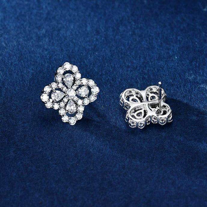 [Royal]LOOP EARRINGS FULL MOTIF DIAMOND 16MM