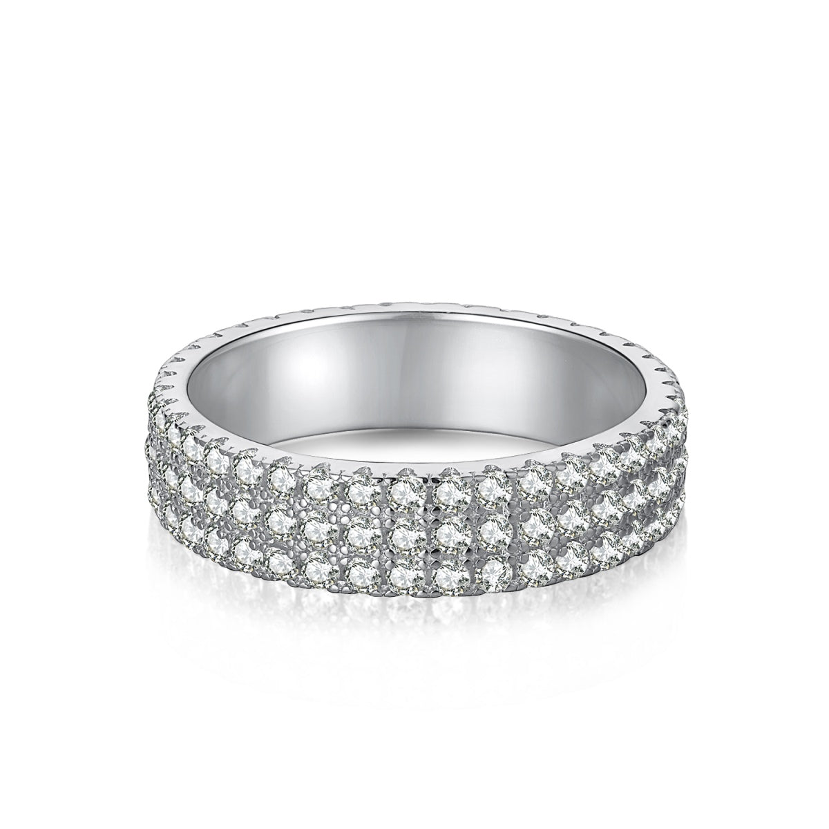 [Royal]Dainty Round Cut Tennis Ring