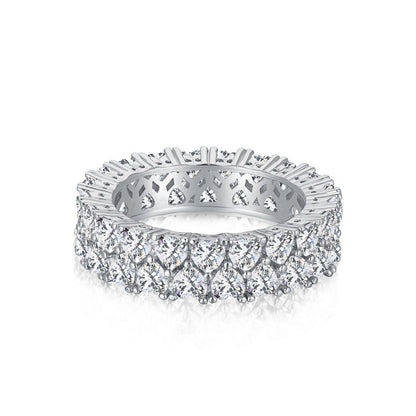 [Royal]Sparkling Full Heart Ring