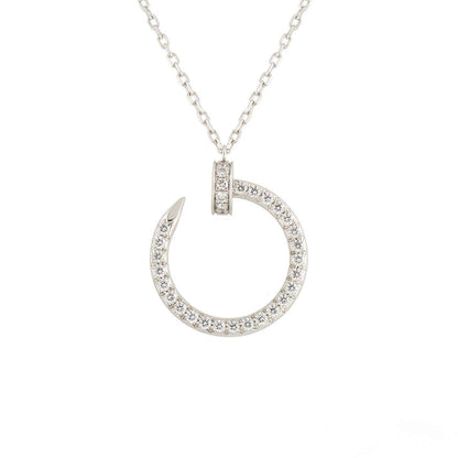 [Royal]JUSTE NECKLACE SILVER DIAMONDS