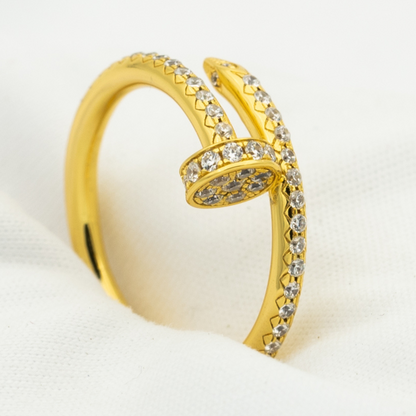 [Royal]JUSTE RING 1.8MM GOLD DIAMONDS