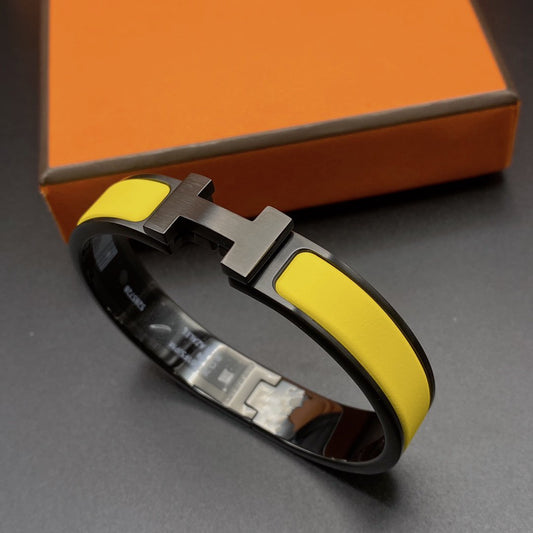 [Royal]CLIC HM SO BLACK YELLOW BRACELET