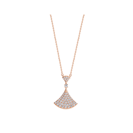 [Royal]DREAM NECKLACE PINK GOLD FULL DIAMOND