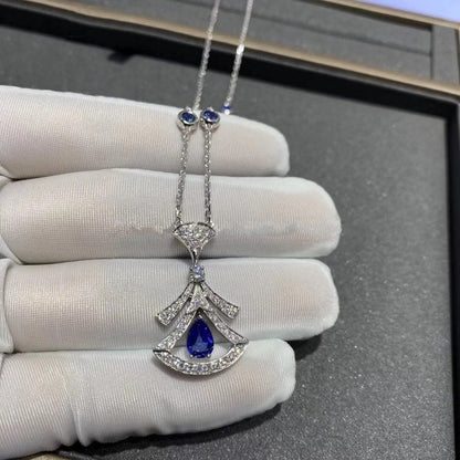 [Royal]DREAM NECKLACE AGATE DIAMOND SILVER