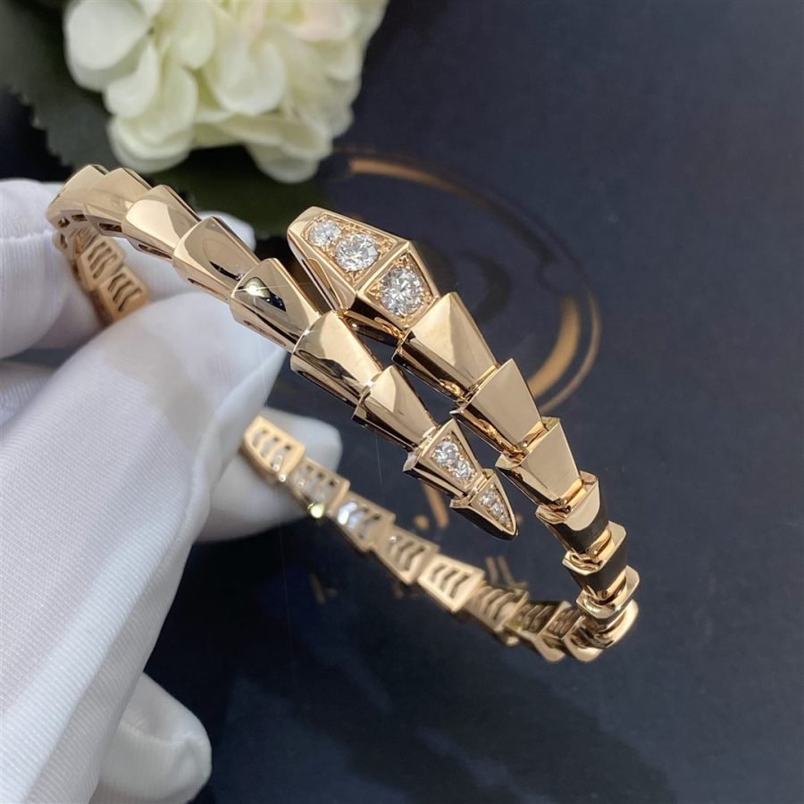 [Royal]SERPENTI BRACELET DIAMONDS PINK GOLD