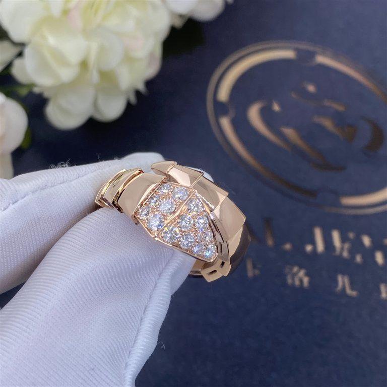 [Royal]SERPENTI RING PINK GOLD DIAMOND