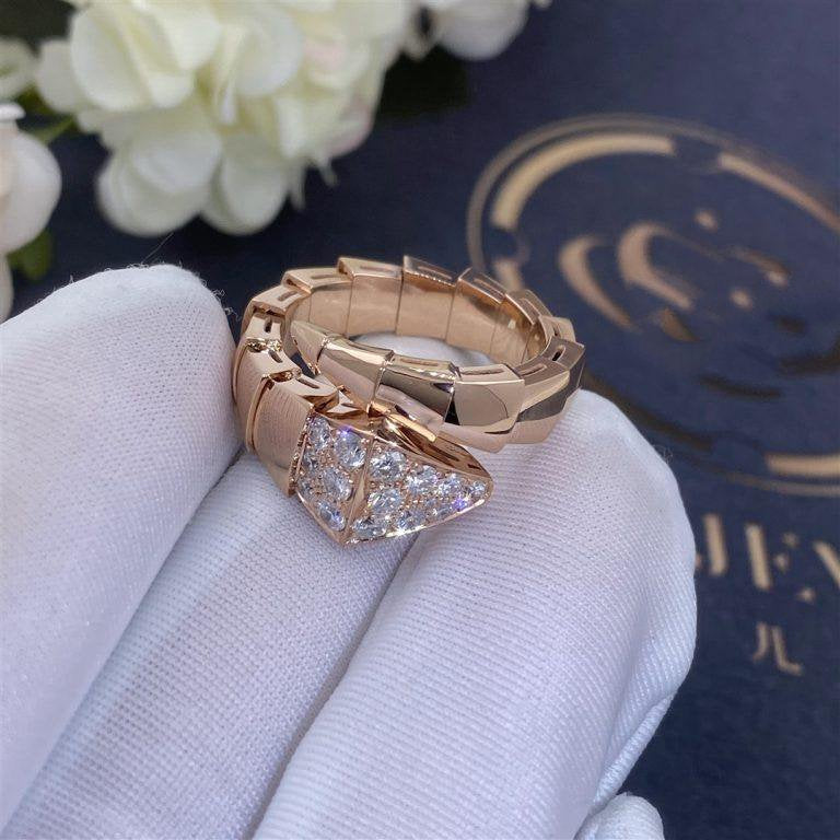 [Royal]SERPENTI RING PINK GOLD DIAMOND