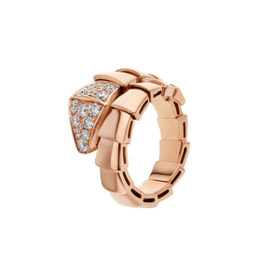 [Royal]SERPENTI RING PINK GOLD DIAMOND