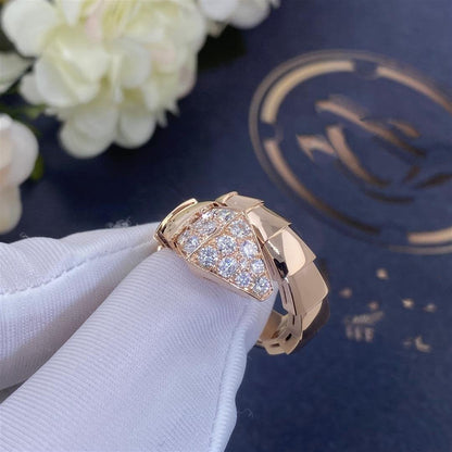 [Royal]SERPENTI RING PINK GOLD DIAMOND