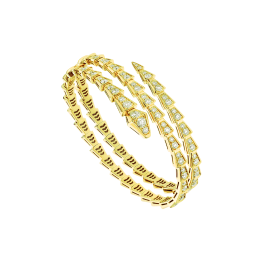 [Royal]SERPENTI BRACELET GOLD DIAMOND DOUBLE ROW