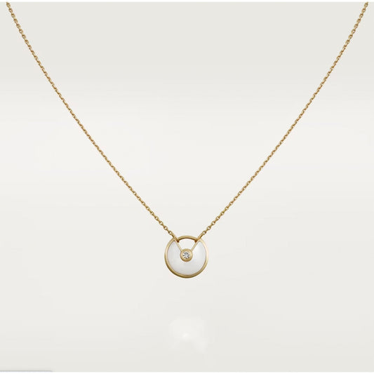 [Royal]AMULETTE ROSE GOLD MOP NECKLACE