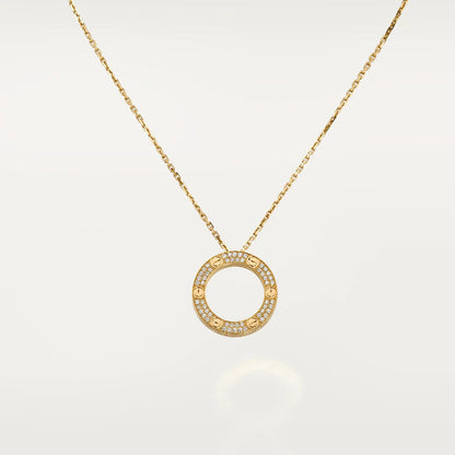 [Royal]LOVE NECKLACE ADJUSTABLE ROSE GOLD