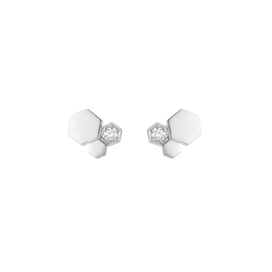 [Royal]BEE LOVE SILVER DIAMOND EARRINGS