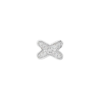 [Royal]JEUX DE SILVER DIAMOND EARRINGS