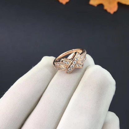 [Royal]JEUX DE RING PINK GOLD DIAMOND