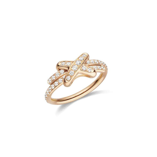 [Royal]JEUX DE RING PINK GOLD DIAMOND