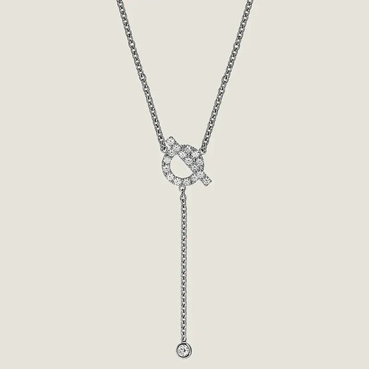 [Royal]FINESSE SILVER DIAMOND NECKLACE