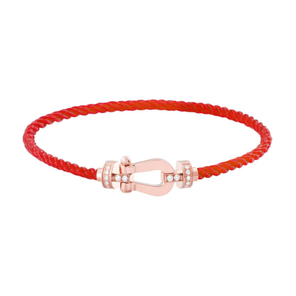 [Royal]FORCE 10 HALF DIAMOND PINK GOLD RED CORDERI LARGE AND MEDIUM MODEL