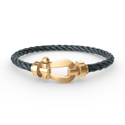 [Royal]FORCE LARGE HORSESHOE NO DIAMOND BRACELET GOLD