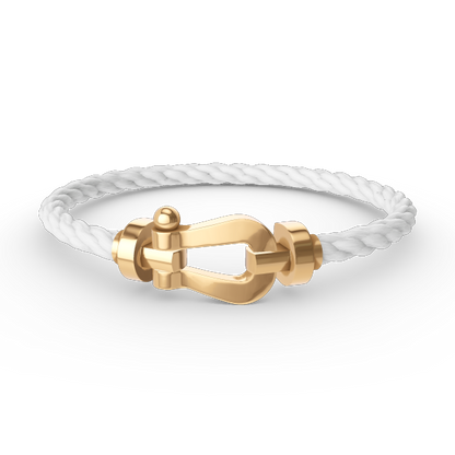 [Royal]FORCE LARGE HORSESHOE NO DIAMOND BRACELET GOLD