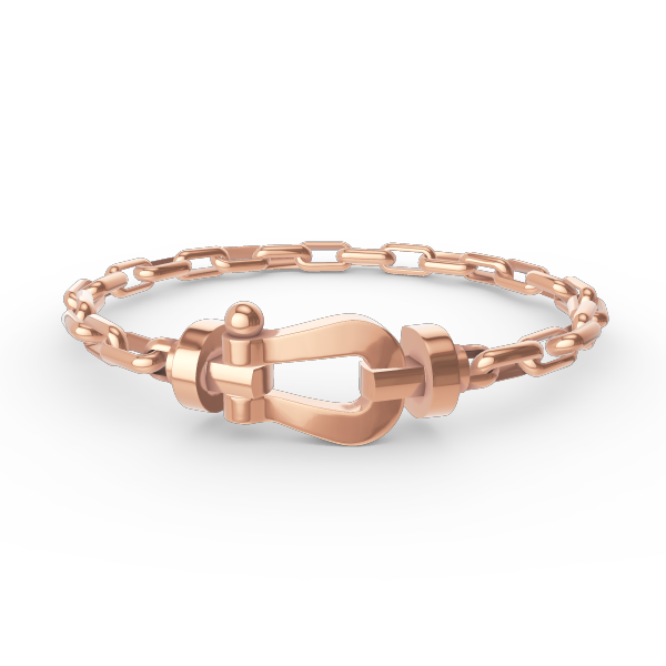 [Royal]FORCE LARGE HORSESHOE CLASP  METAL BRACELET