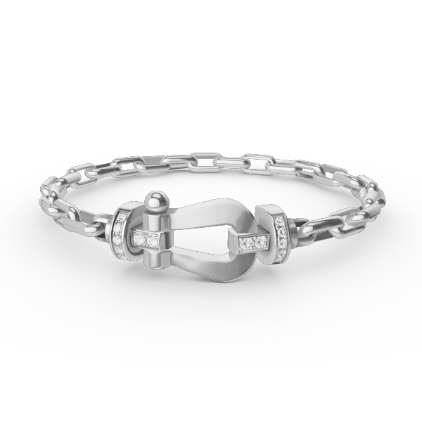 [Royal]FORCE LARGE HORSESHOE CLASP  METAL BRACELET