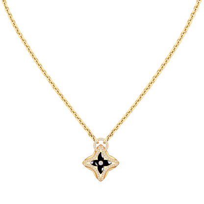 [Royal]STAR PEDANT PINK GOLD DIAMOND NECKLACE