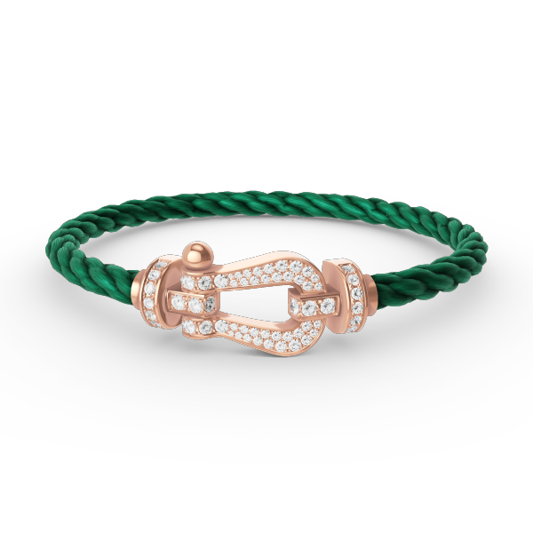 [Royal]FORCE LARGE HORSESHOE FULL DIAMOND BRACELET ROSE GOLD