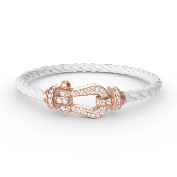 [Royal]FORCE LARGE HORSESHOE FULL DIAMOND BRACELET ROSE GOLD