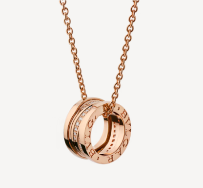 [Royal]ZERO 1 PINK GOLD DIAMOND NECKLACE