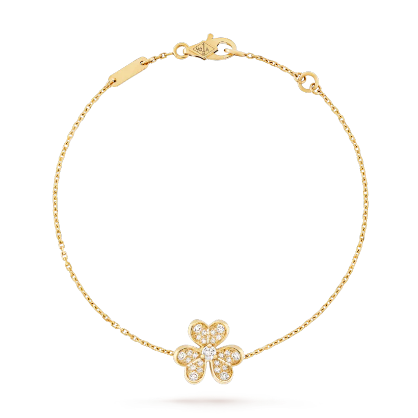 [Royal]FRIVOLE GOLD FLOWER DIAMOND BRACELET