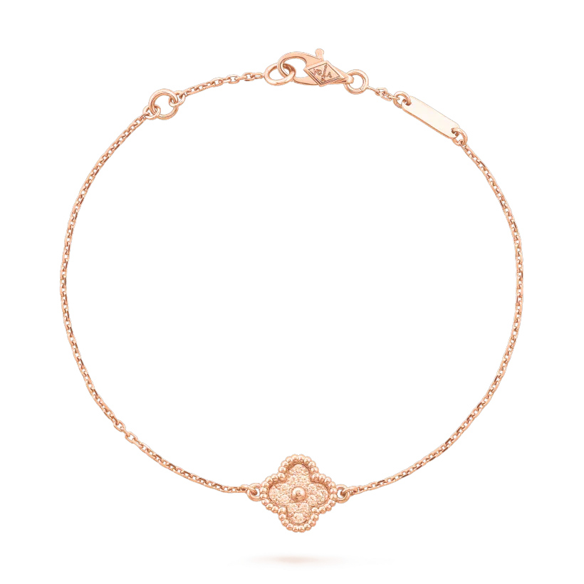 [Royal]CLOVER SINGLE FLOWER BRACELET