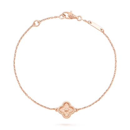 [Royal]CLOVER SINGLE FLOWER BRACELET