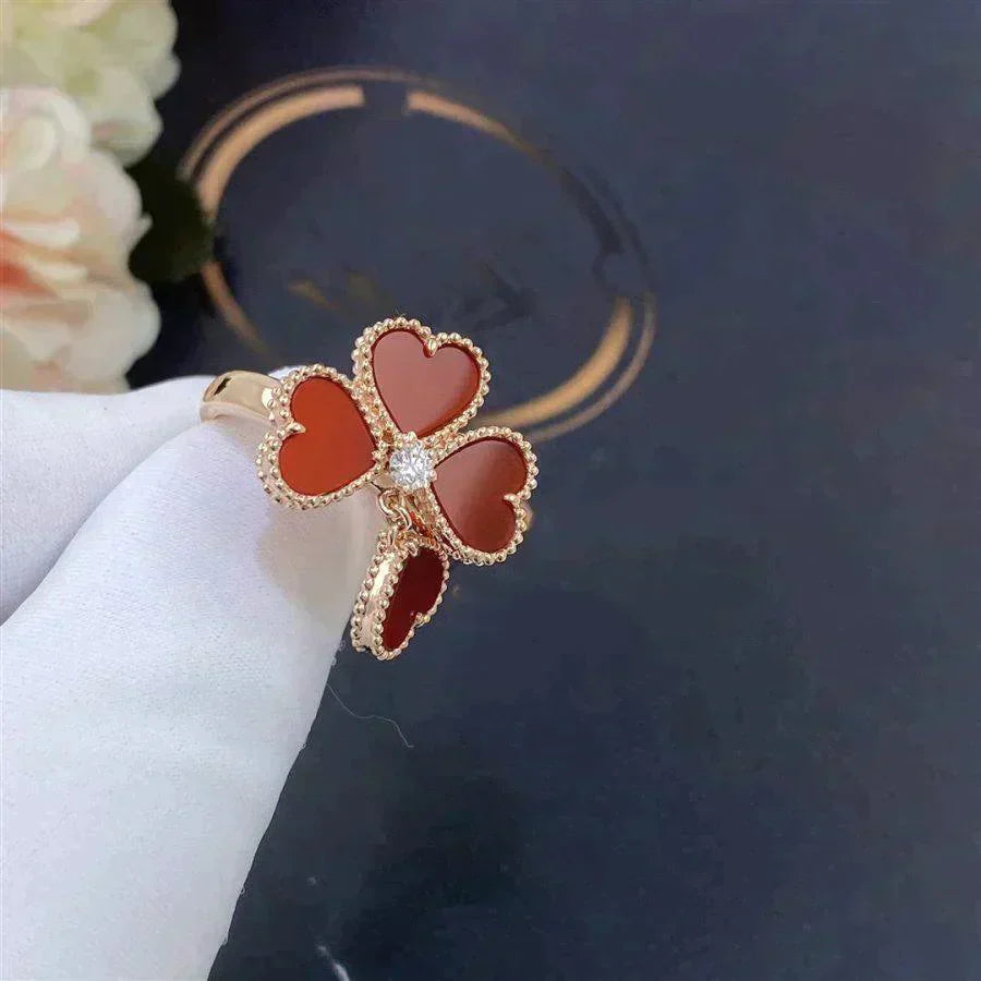 [Royal]SWEET CLOVER CARNELIAN RING