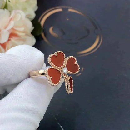 [Royal]SWEET CLOVER CARNELIAN RING