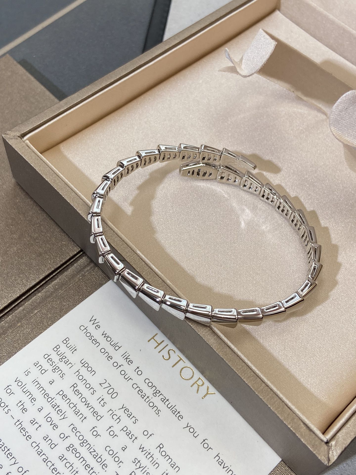 [Royal]SERPENTI VIPER SILVER BRACELET