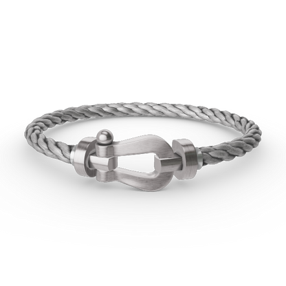 [Royal]FORCE LARGE HORSESHOE NO DIAMOND BRACELET SILVER