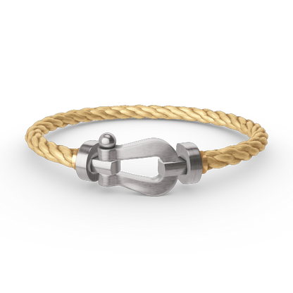 [Royal]FORCE LARGE HORSESHOE NO DIAMOND BRACELET SILVER