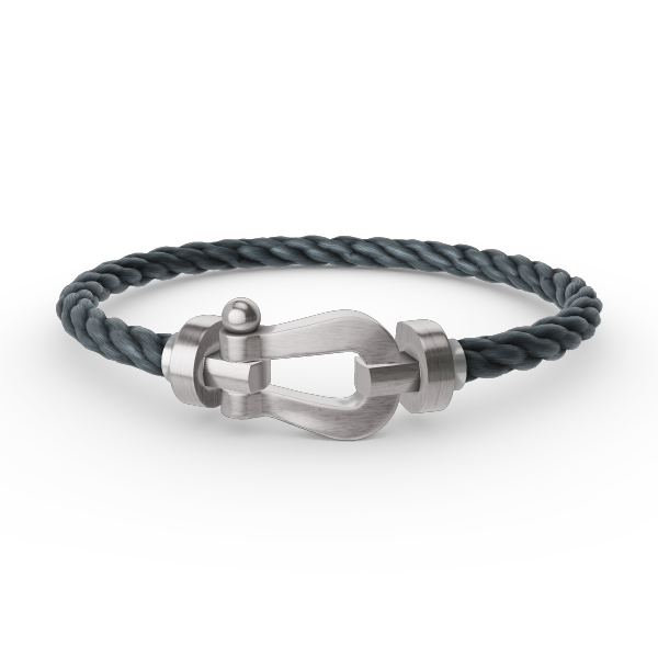 [Royal]FORCE LARGE HORSESHOE NO DIAMOND BRACELET SILVER