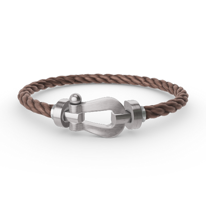 [Royal]FORCE LARGE HORSESHOE NO DIAMOND BRACELET SILVER