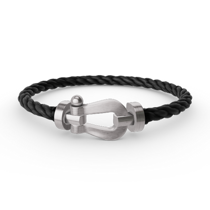 [Royal]FORCE LARGE HORSESHOE NO DIAMOND BRACELET SILVER