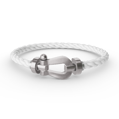 [Royal]FORCE LARGE HORSESHOE NO DIAMOND BRACELET SILVER