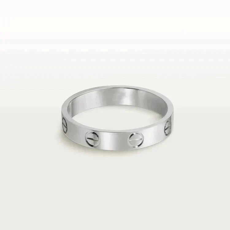 [Royal]LOVE RING 4MM 1 DIAMOND SILVER